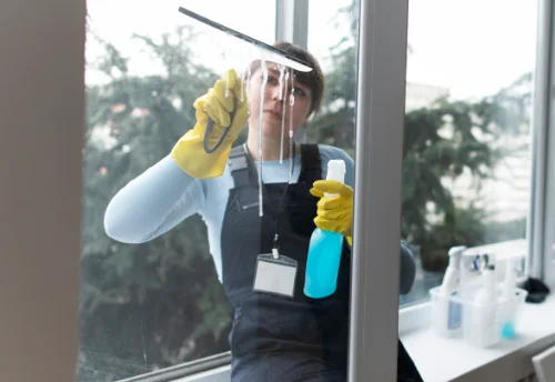 Nettoyage de vitres intérieures et extérieures à Saint-Valérien